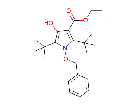 1-benzyloxy-2,5-di-(tert-butyl)-3-ethoxycarbonyl-4-hydroxypyrrole