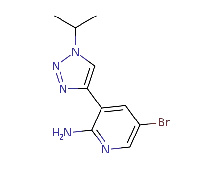 5-bromo-3-(1-isopropyl-1H-[1,2,3]triazol-4-yl)-pyridin-2-ylamine