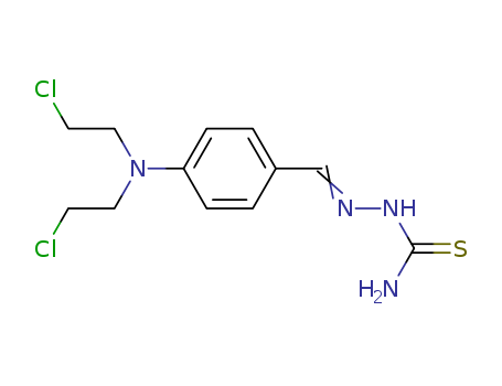 Hydrazinecarbothioamide,2-[[4-[bis(2-chloroethyl)amino]phenyl]methylene]- cas  732-79-6