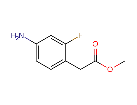 Molecular Structure of 192650-54-7 (methyl 2-(4-amino-2-fluoro-phenyl)acetate)