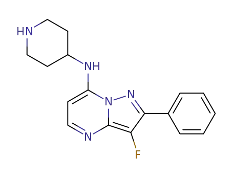 C<sub>17</sub>H<sub>18</sub>FN<sub>5</sub>