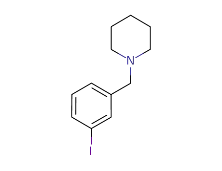 Molecular Structure of 859850-87-6 (1-(3-IODOBENZYL)PIPERIDINE)