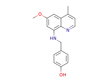 4-[(6-methoxy-4-methylquinolin-8-ylamino)methyl]phenol