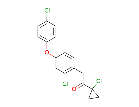 2-[2-chloro-4-(4-chlorophenoxy)phenyl]-1-(1-chlorocyclopropyl)ethanone