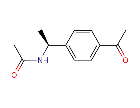 Molecular Structure of 88146-41-2 (Acetamide, N-[1-(4-acetylphenyl)ethyl]-, (S)-)