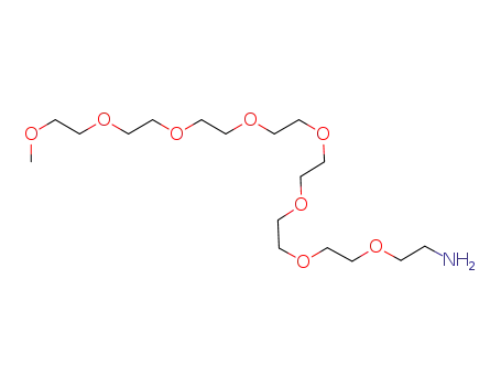 Molecular Structure of 869718-81-0 (3,6,9,12,15,18,21,24-Octaoxapentacosan-1-amine)
