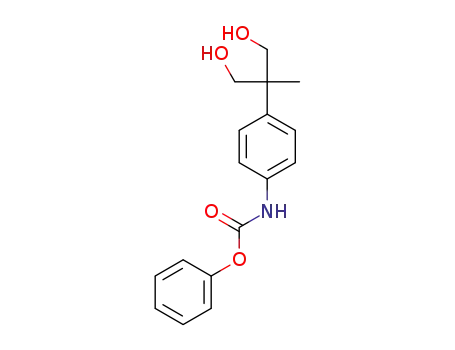 Molecular Structure of 1402585-95-8 (phenyl 4-(1,3-dihydroxy-2-methylpropan-2-yl)phenylcarbamate)