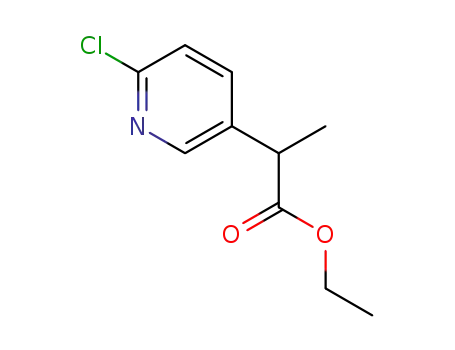 ethyl 2-(6-chloropyridin-3-yl)propanoate