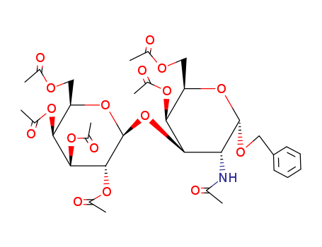 Benzyl 2-Acetamido-4,6-di-O-acetyl-3-O-(2,3,4,6-tetra-O-acetyl--D-galactosyl)-2-deoxy-a-D-galactopyranoside