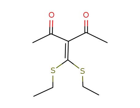 3-[bis(ethylsulfanyl)meth-ylene]pentane-2,4-dione