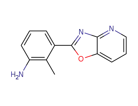 Molecular Structure of 328907-88-6 (2-METHYL-3-OXAZOLO[4,5-B]PYRIDIN-2-YL-PHENYLAMINE)