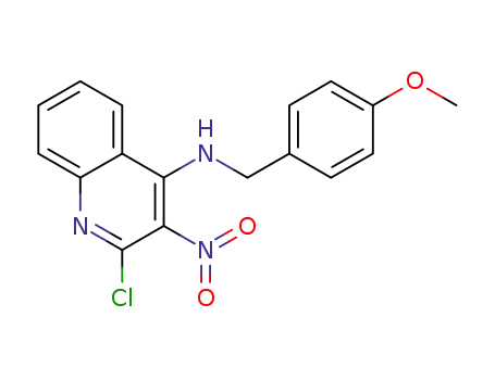 2-chloro-N-(4-methoxybenzyl)-3-nitroquinolin-4-amine