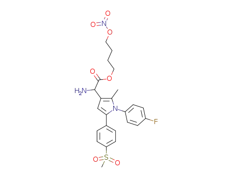 4-(nitrooxy)butyl-[2-amino-2-[1-(4-fluorophenyl)-2-methyl-5-(4-methylsulphonylphenyl)-1H-pyrrol-3-yl]]-acetate