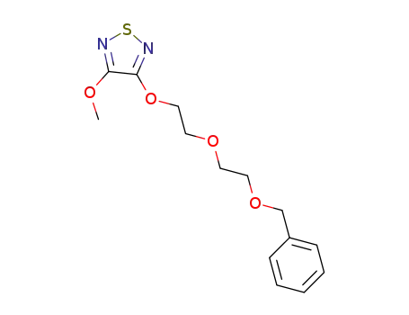 3-(2-(2-(benzyloxy)ethoxy)ethoxy)-4-methoxy-1,2,5-thiadiazole