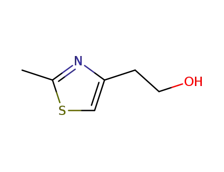 Molecular Structure of 121357-04-8 (2-(2-METHYL-1,3-THIAZOL-4-YL)ETHANOL 97+%)