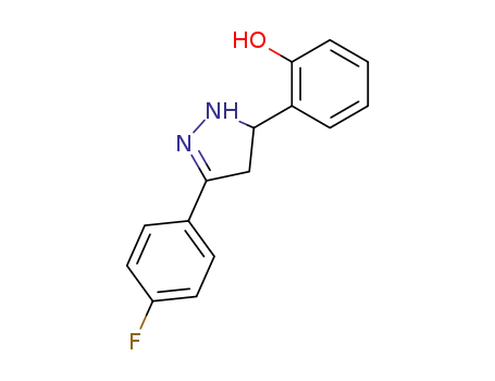 Phenol, 2-[3-(4-fluorophenyl)-4,5-dihydro-1H-pyrazol-5-yl]-
