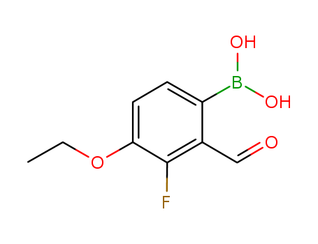 (4-ethoxy-3-fluoro-2-formylphenyl)boronic acid