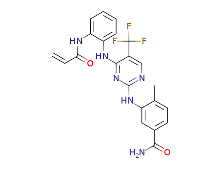 3-(4-(2-acrylamidophenylamino)-5-(trifluoromethyl)pyrimidin-2-ylamino)-4-methylbenzamide