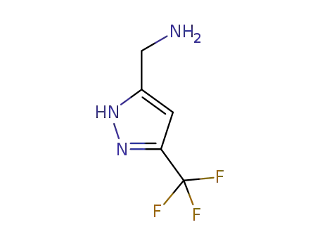 Molecular Structure of 1254717-53-7 (3-(AMinoMethyl)-5-(trifluoroMethyl)pyrazole)