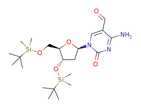 5-formyl-3′,5′-bis-(tert-butyl-dimethylsilyl)-2′-deoxy-cytidine
