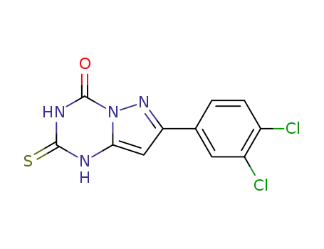 7-(3,4-dichloro-phenyl)-2-thioxo-2,3-dihydro-1H-pyrazolo[1,5-a][1,3,5]triazin-4-one
