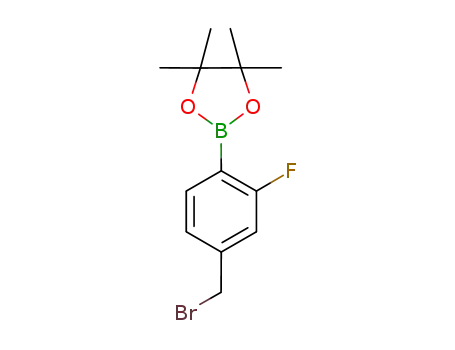 2-(4-(Bromomethyl)-2-fluorophenyl)-4,4,5,5-tetramethyl-1,3,2-dioxaborolane