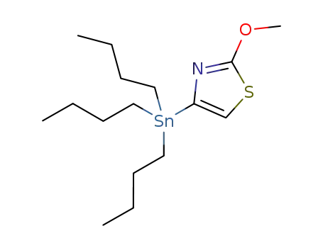 Molecular Structure of 927391-09-1 (2-METHOXY-4-(TRIBUTYLSTANNYL)THIAZOLE)