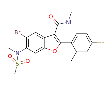 C<sub>19</sub>H<sub>18</sub>BrFN<sub>2</sub>O<sub>4</sub>S