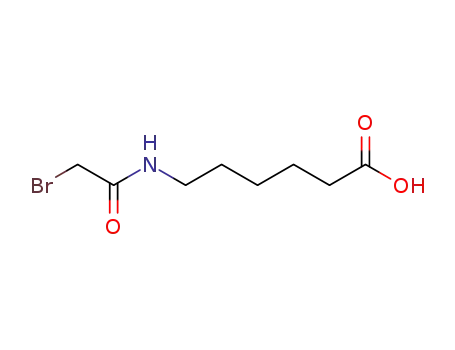 Molecular Structure of 89520-13-8 (Hexanoic acid, 6-[(bromoacetyl)amino]-)