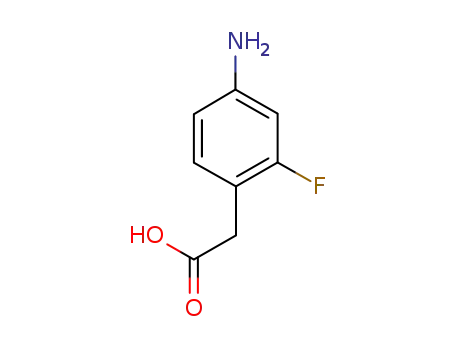 Molecular Structure of 914224-31-0 (2-(4-AMINO-2-FLUOROPHENYL) ACETIC ACID)
