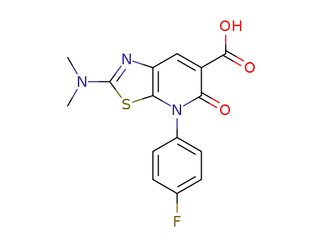 2-(dimethylamino)-4-(4-fluorophenyl)-5-oxo-4,5-dihydrothiazolo[5,4-b]pyridine-6-formic acid