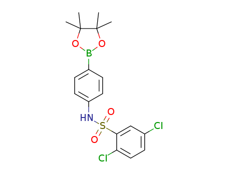2,5-dichloro-N-[4-(4,4,5,5-tetramethyl-[1,3,2]dioxaborolan-2-yl)-phenyl]-benzenesulfonamide