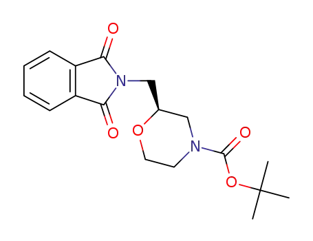 (S)-tert-butyl 2-((1,3-dioxoisoindolin-2-yl)methyl)morpholine-4-carboxylate