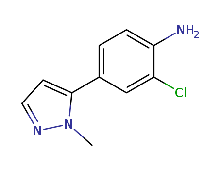 2-chloro-4-(1-methyl-1H-pyrazol-5-yl)aniline
