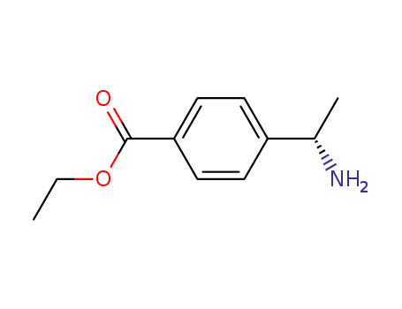 Molecular Structure of 802566-87-6 ((R)-Ethyl 4-(1-aMinoethyl)benzate)