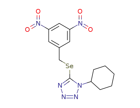 1-cyclohexyl-5-(3,5-dinitrobenzylselanyl)-1H-tetrazole