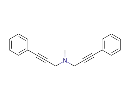 2-Propyn-1-amine, N-methyl-3-phenyl-N-(3-phenyl-2-propynyl)-