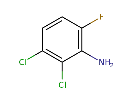 Molecular Structure of 1017777-51-3 (2,3-dichloro-6-fluoroaniline)
