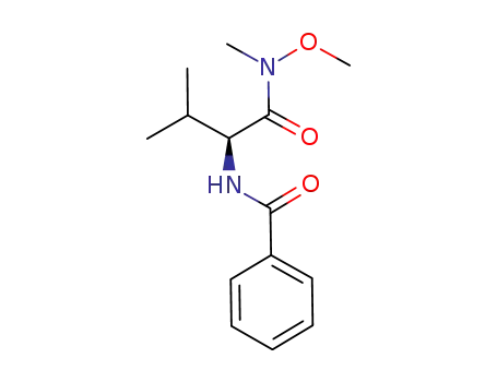 (S)-N-(1-(methoxy(methyl)amino)-3-methyl-1-oxobutan-2-yl)benzamide