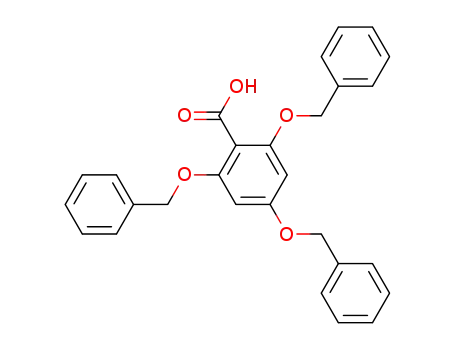 Benzoic acid, 2,4,6-tris(phenylmethoxy)-