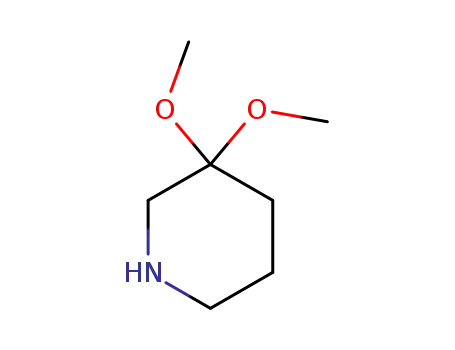 Molecular Structure of 765962-69-4 (3,3-diMethoxyPiperidine)