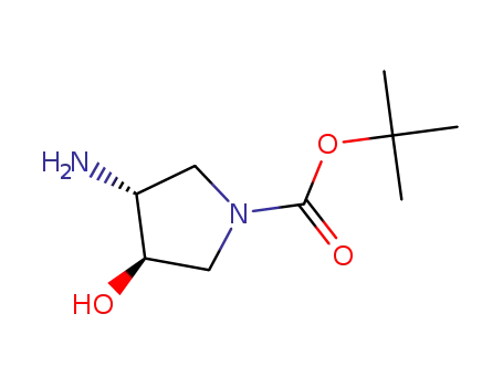 tert-Butyl 3-amino-4-hydroxypyrrolidine-1-carboxylate