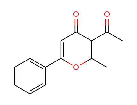 4H-Pyran-4-one,3-acetyl-2-methyl-6-phenyl-