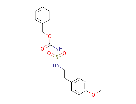 benzyl N-(4-methoxyphenethyl)sulfamoylcarbamate