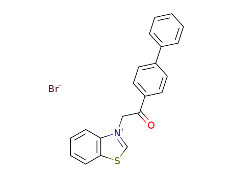 3-[2-(biphenyl-4-yl)-2-oxoethyl]-1,3-benzothiazol-3-ium