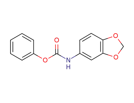 Molecular Structure of 176906-00-6 (PHENYL N-(1,3-BENZODIOXOL-5-YL)CARBAMATE)