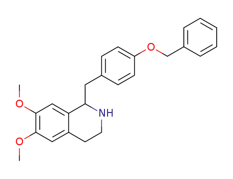 Isoquinoline,
1,2,3,4-tetrahydro-6,7-dimethoxy-1-[[4-(phenylmethoxy)phenyl]methyl]-
