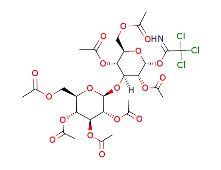 2,4,6-tri-O-acetyl-3-O-(tetra-O-acetyl-β-D-glucopyranosyl)-α-D-glucopyranosyl trichloroacetimidate