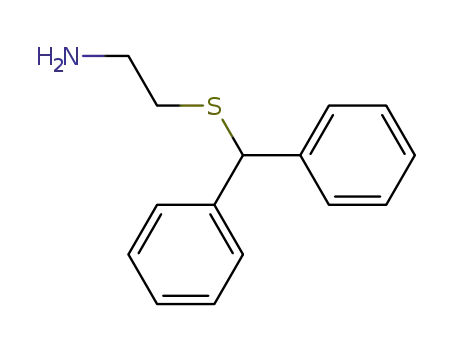 Molecular Structure of 15515-59-0 (2-[(diphenylmethyl)sulfanyl]ethanamine)