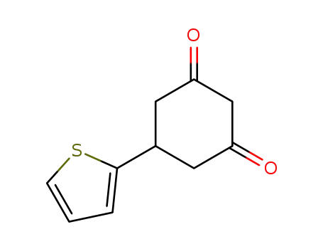 Molecular Structure of 23994-65-2 (5-(2-Thienyl)-1,3-cyclohexanedione)